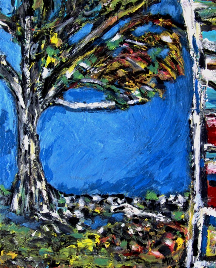 COUP DE MISTRAL 39,5cmx40,5cm (collection privée PP)