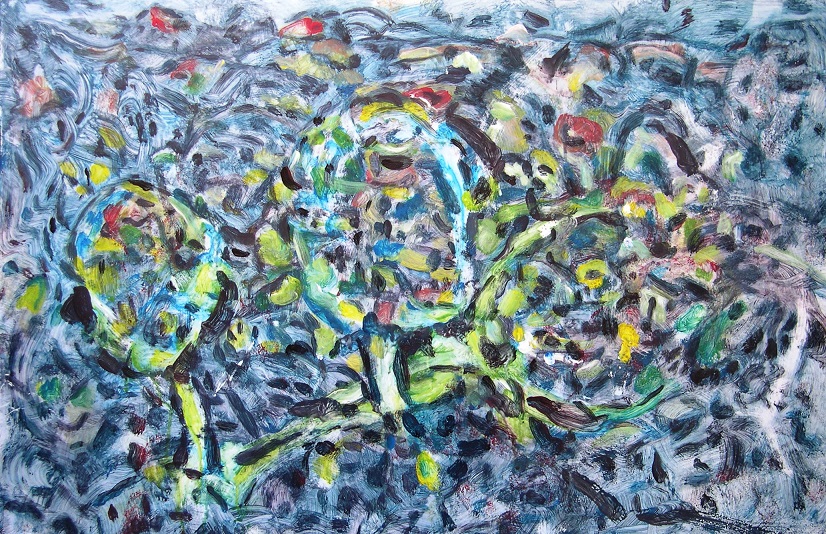 BLUE LANDSCAPE 77cm x 50cm