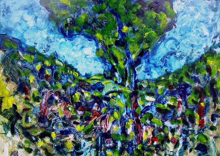 BLUE SKY 67cmx48cm