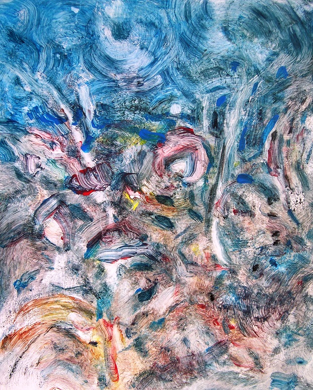 BY A SUMMER STORMY DAY 32cm x 40cm