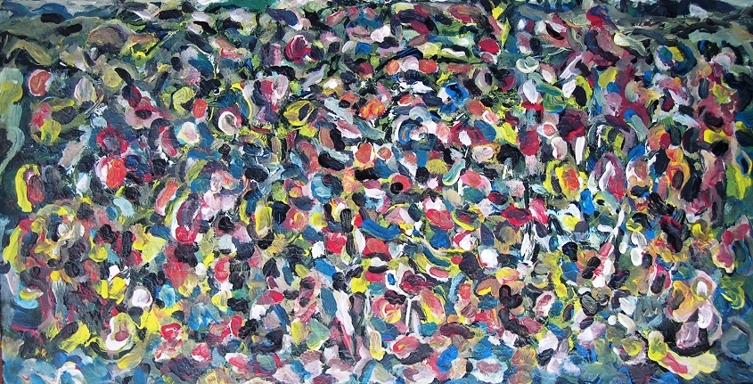 FANTAISIES POLYCHROMIQUES 80cm x 42cm