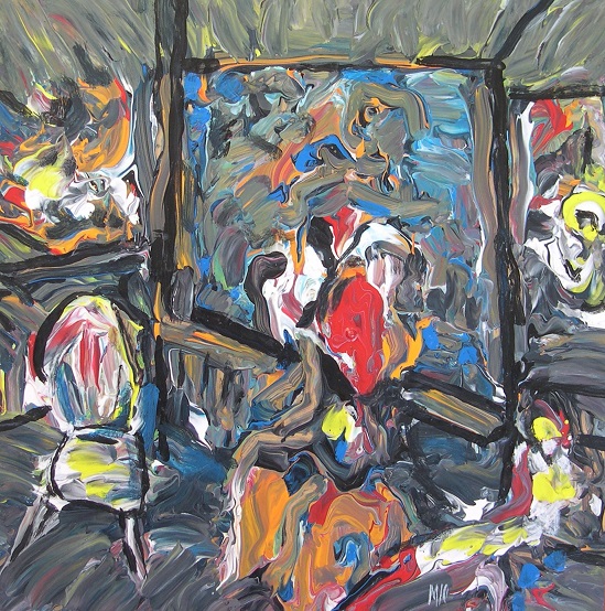 NUIT MAGIQUE 40cm x 40cm (2)