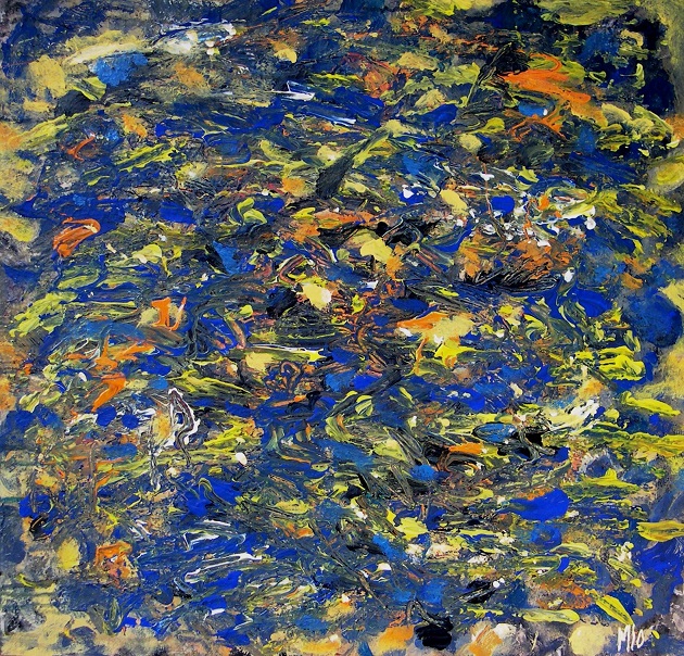 ON THE OLD SWAMP ROAD 45cmx45cm