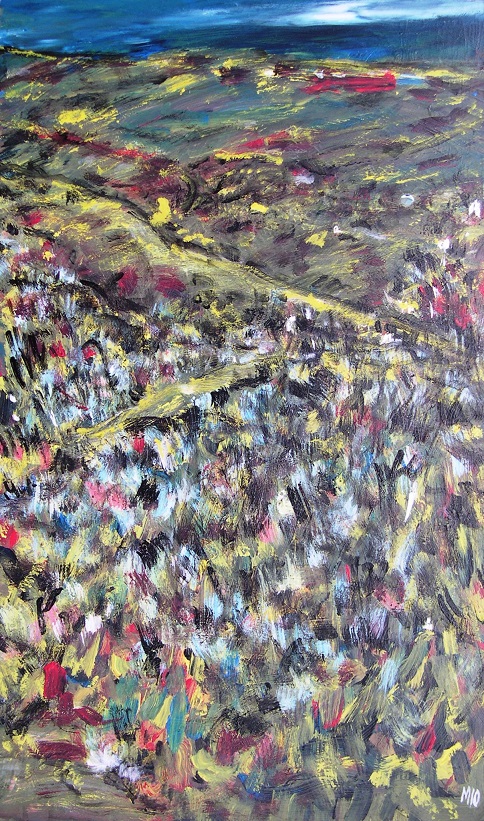 ON THE TREK 74cm x 44cm