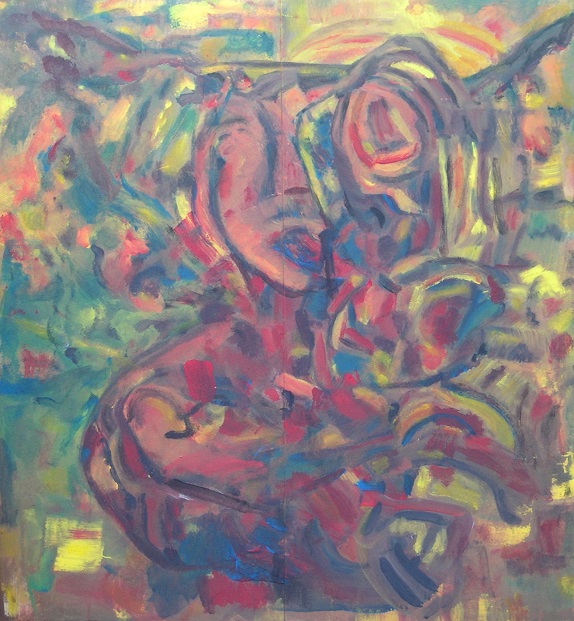 SUN BURNING 78cm x 85cm