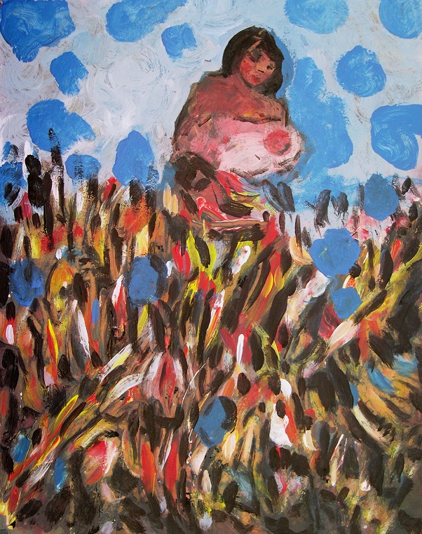 SWEET BABY BLUE 38cmx49cm